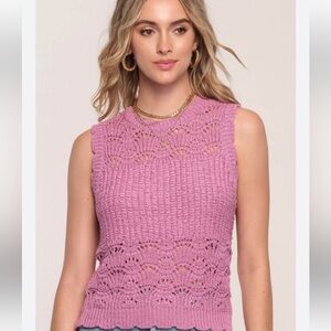 Heartloom Lavender Larissa Knit Tank Top NWOT $59 US OUT OF STOCK sz xs